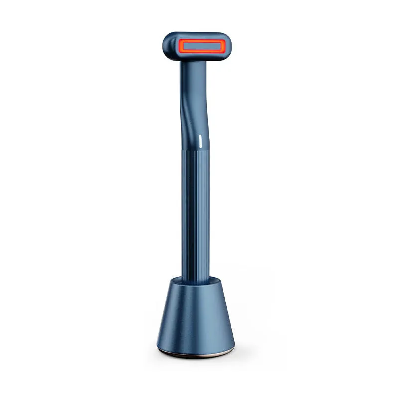 New 360° Rotary Face & Eye Massage Wand – Red LED & Therapeutic Warmth