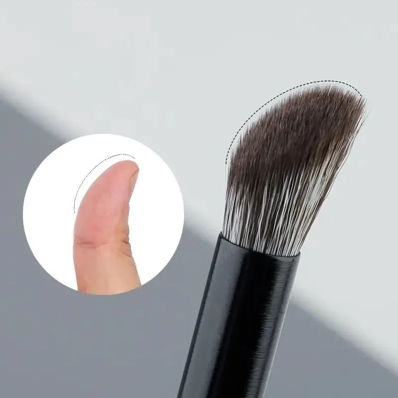 Nose Shadow Brush Angled Contour Makeup Brushes Face Bronzer Flat Nose Silhouette Eyeshadow Smudge Cosmetic Blending Make Up Tools