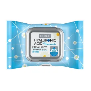 Nuage Hyaluronic Acid with Chamomile Face Wipes | Pack of 30