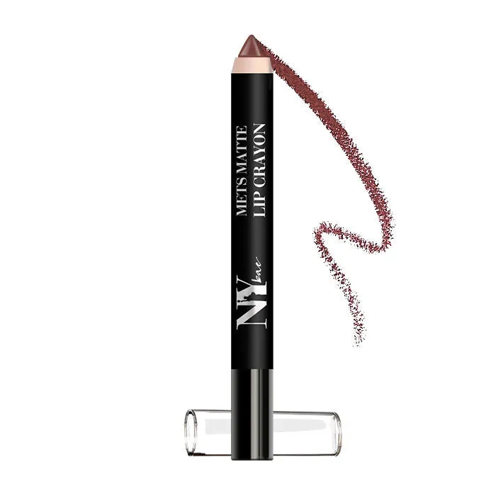 NY Bae Lip Crayon, Mets Matte, Nude - City Field Got Owned 3 With Free Sharpener