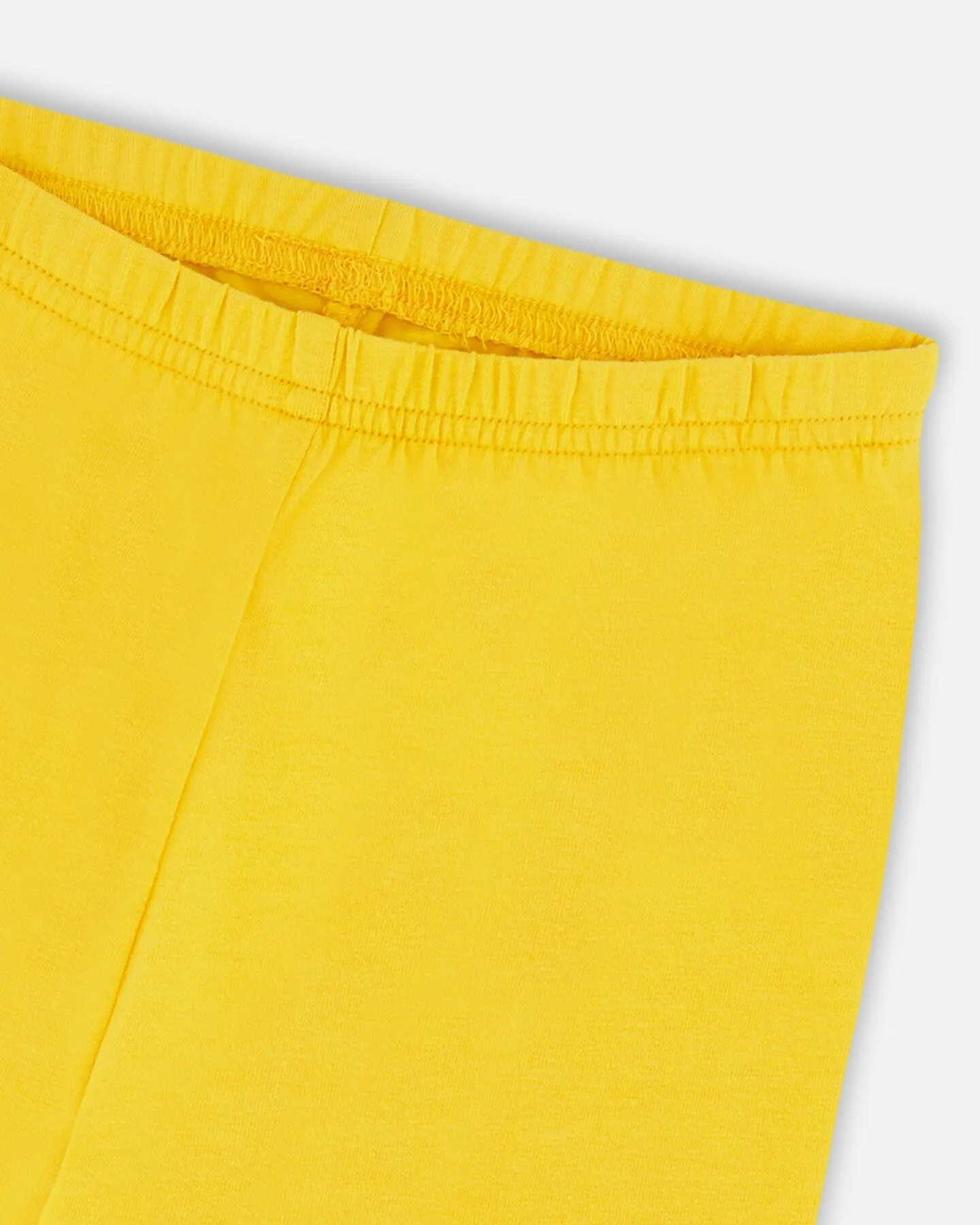 Organic Cotton Biker Leggings Yellow
