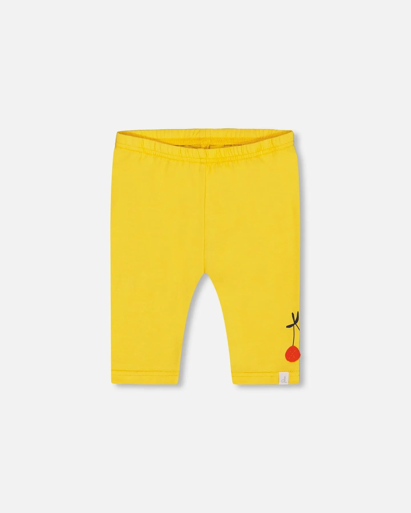 Organic Cotton Biker Leggings Yellow