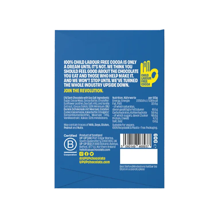 Original Dark Chocolate Bar (60g)