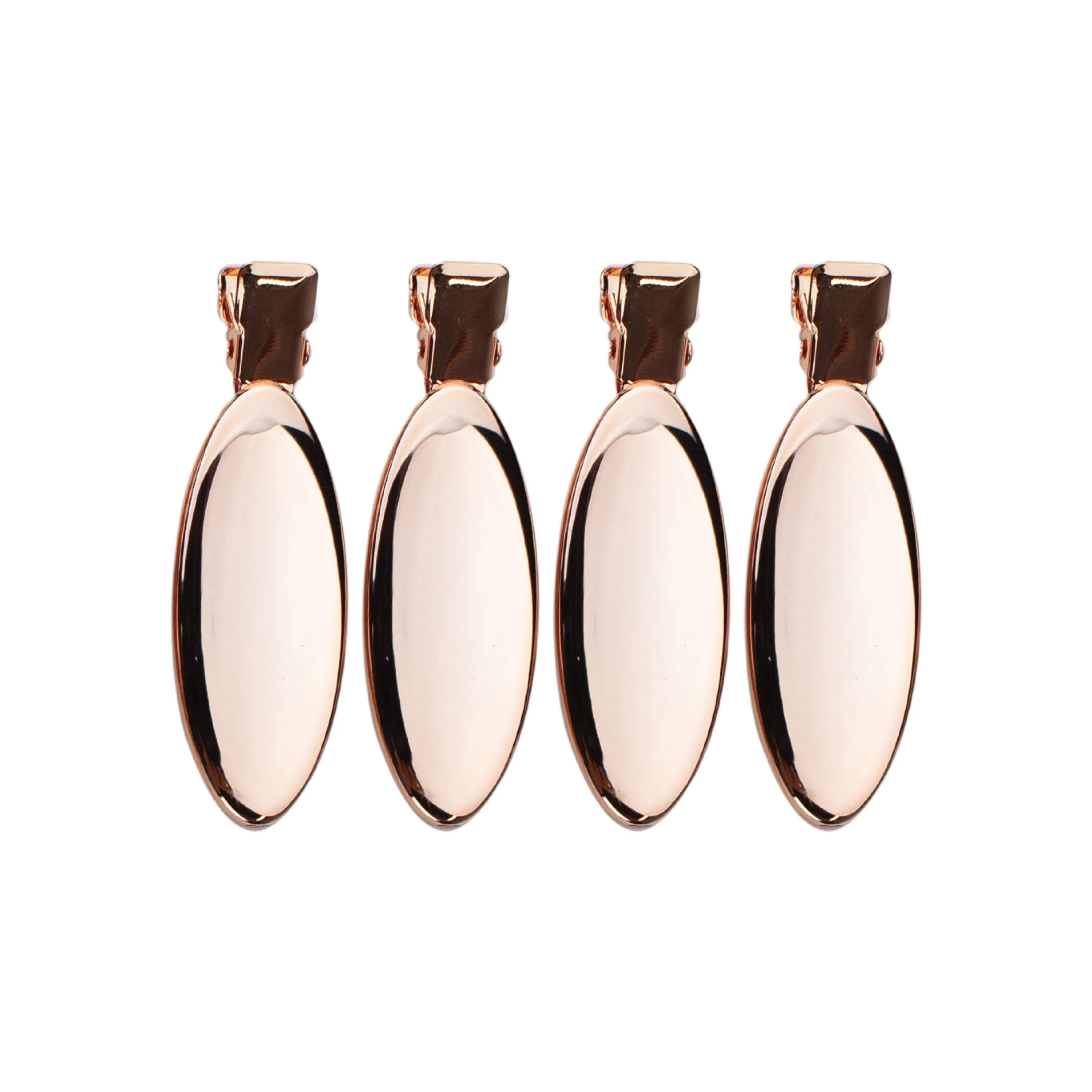 Oval Rose Gold Creaseless Clips