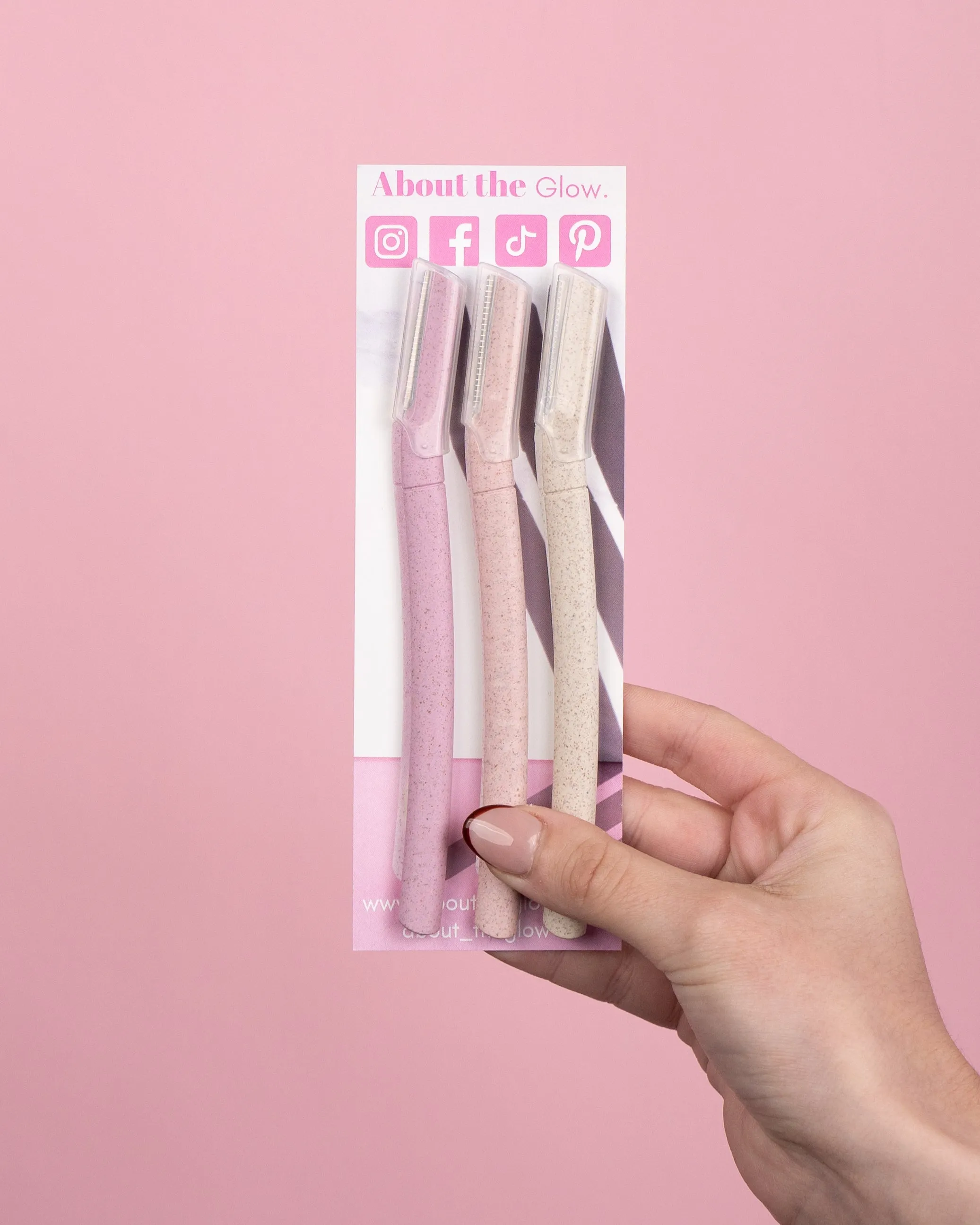PeachRaze - Eco-Friendly Dermaplaning Razor ( 3 razors- On The Go )