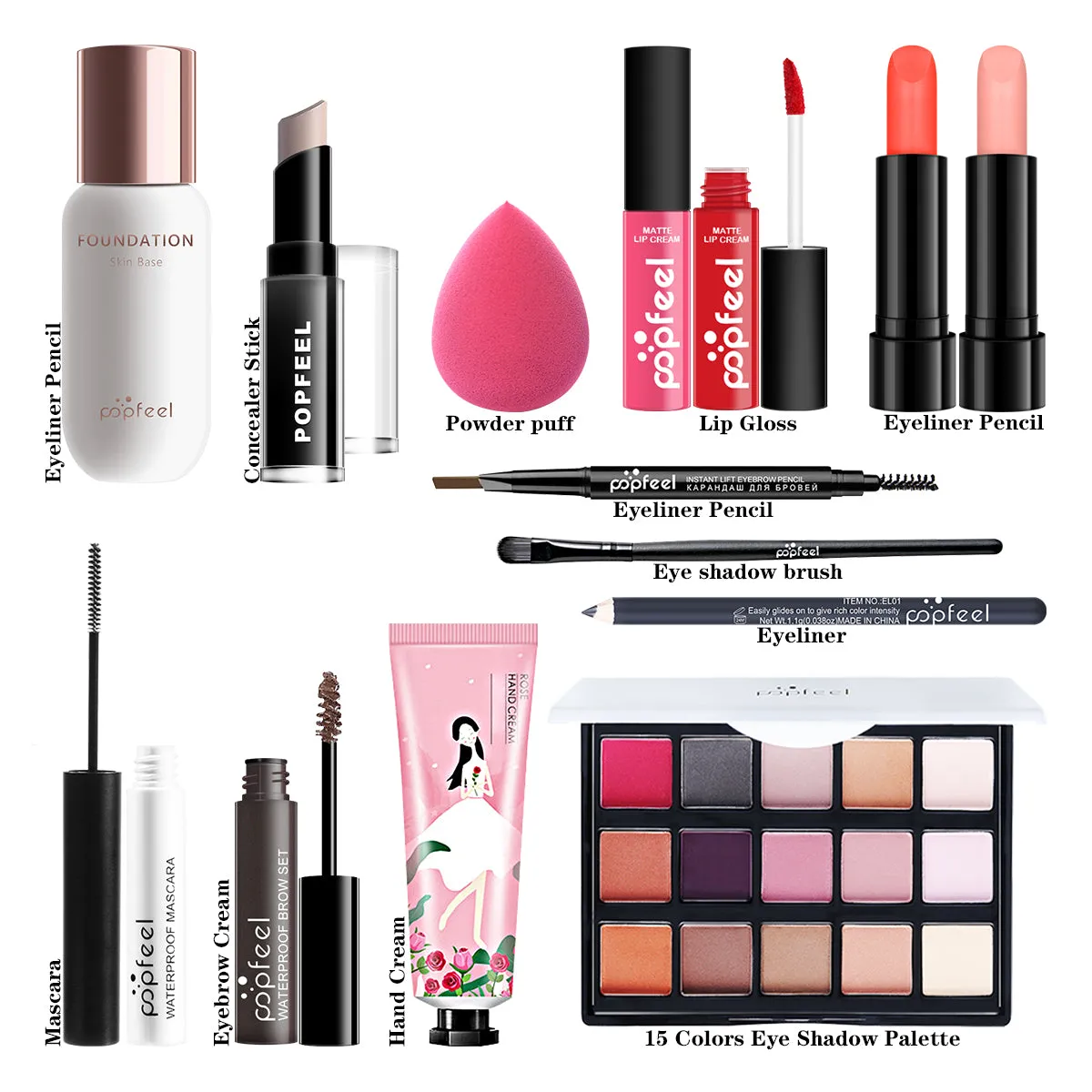 POPFEEL All-in-One Makeup Gift Set