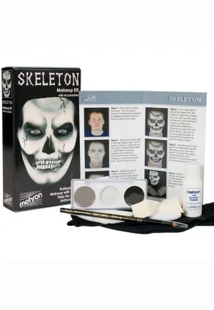 Professional Skeleton Halloween Makeup Kit
