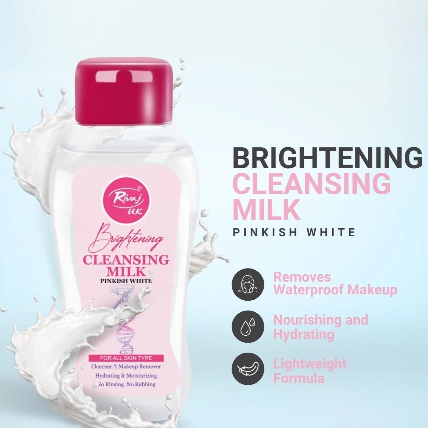 Rivaj Brightening Micellar Water Pinkish White (100ml)