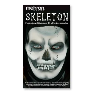 Skeleton Mehron Character Makeup Kit