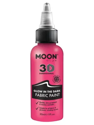 Smiffys Glow in the Dark Fabric Paint by Moon Glow - M1863