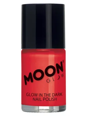 Smiffys Glow in the Dark Nail Polish by Moon Glow - M3256