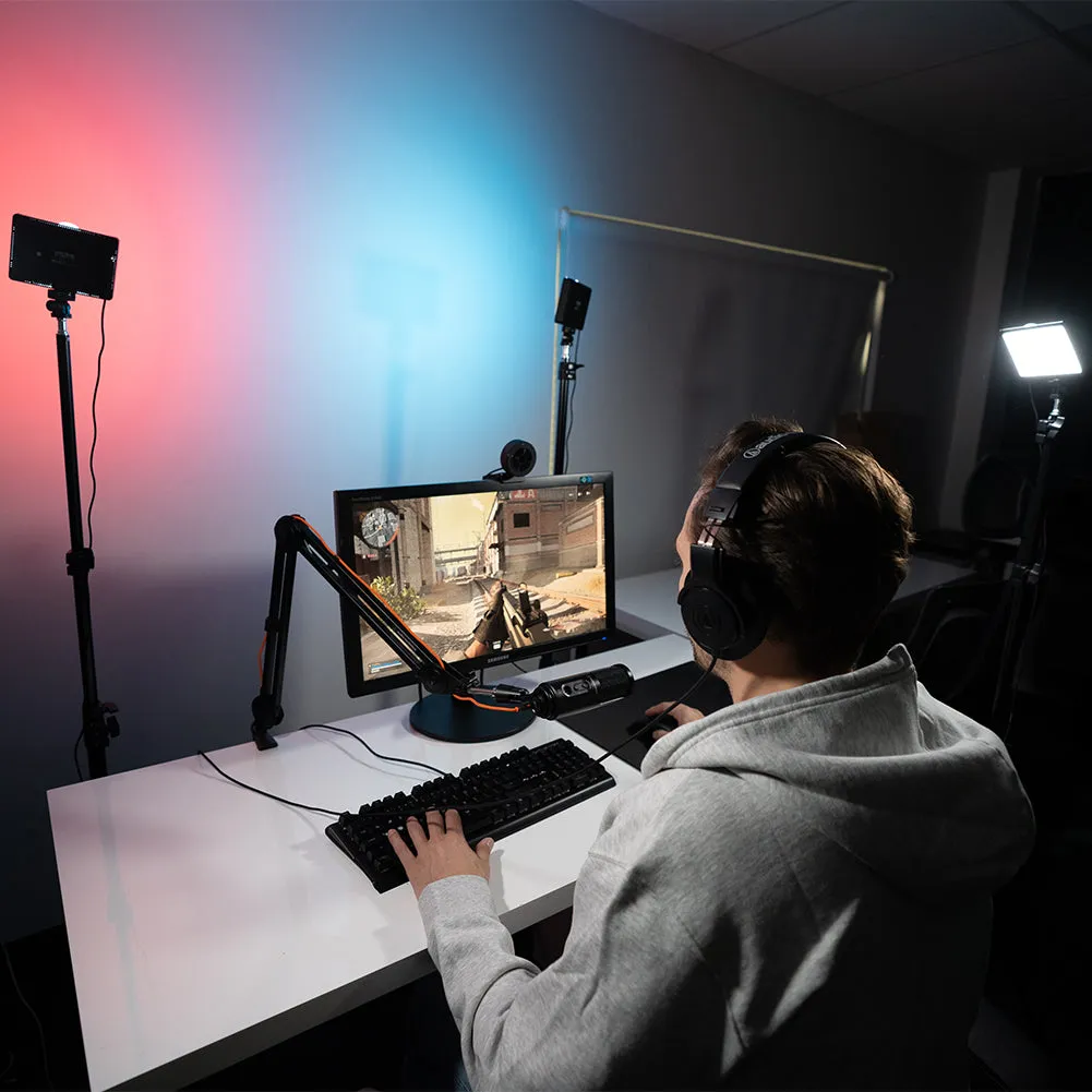 'Starter Twitch Package' Gamer Live Streaming Lighting Kit - Bundle