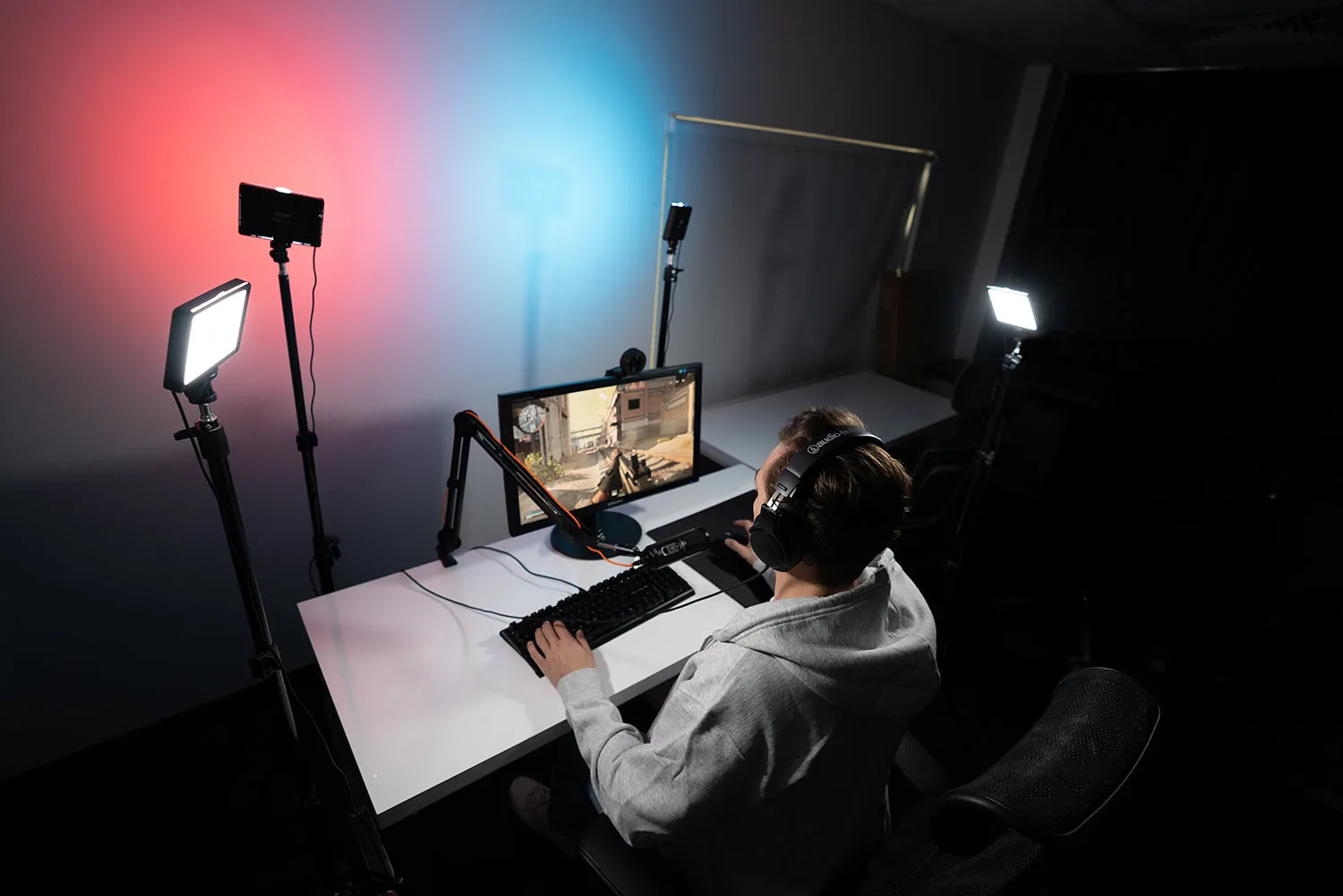 'Starter Twitch Package' Gamer Live Streaming Lighting Kit - Bundle