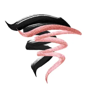 Stay All Day® Dual-Ended Waterproof Liquid Eye Liner: Shimmer Micro Tip - Rum Punch and Intense Black