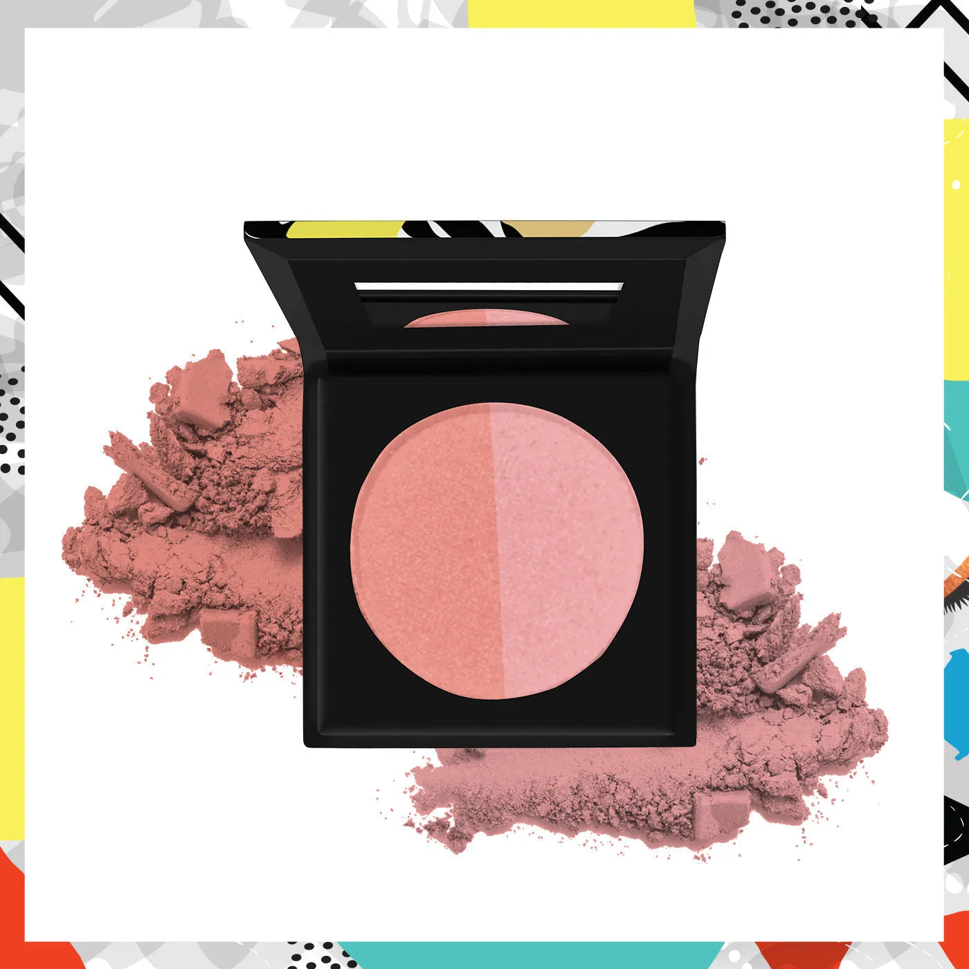 Stay Quirky Double Date Blush Duo| Blendable| Lightweight| SPF protection| Road trippin -4 (6 g)