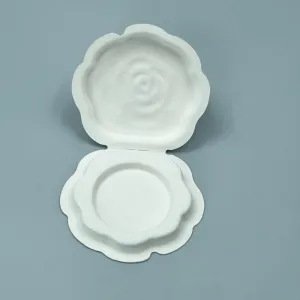Sustainable Custom Embossed Floral Pattern Makeup Packaging