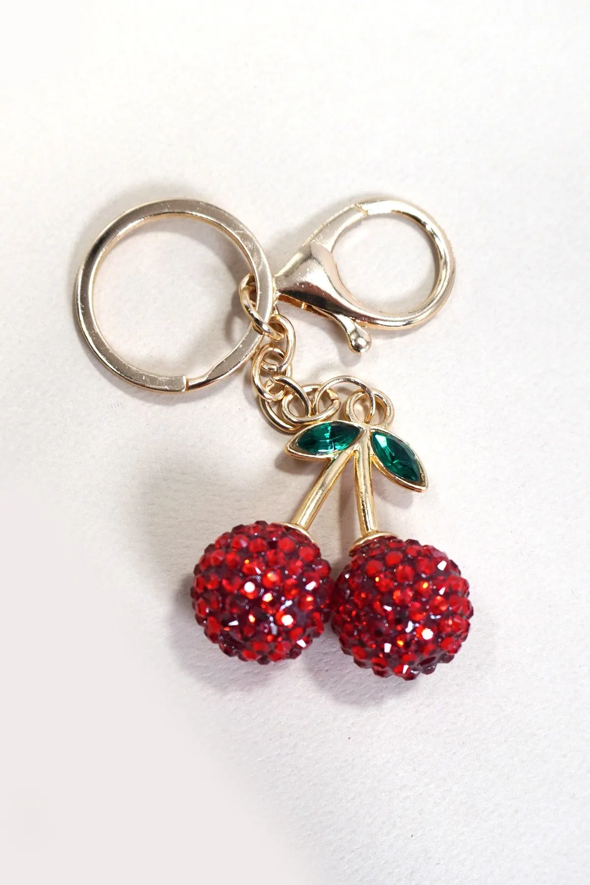 The ‘Rhinestone Cherry Bag Charm’