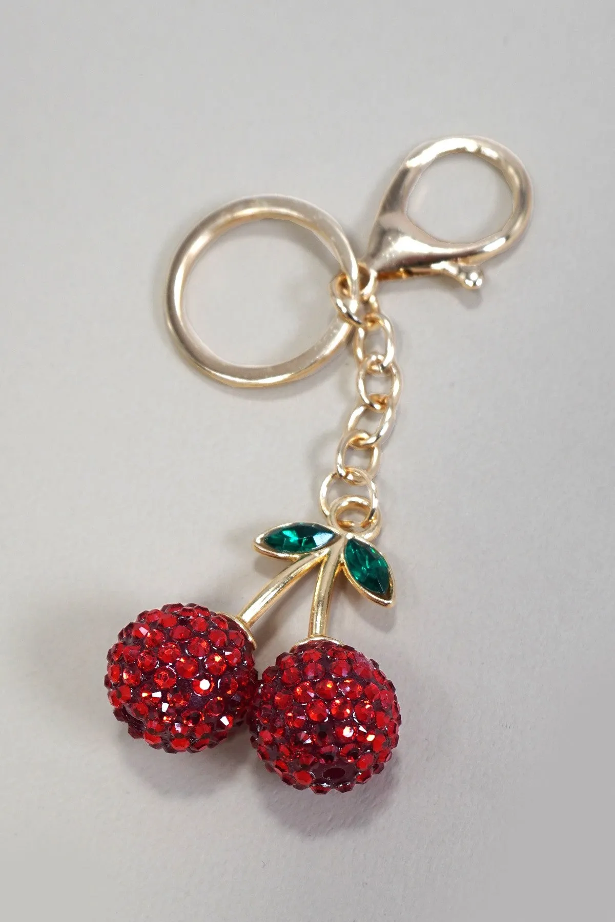 The ‘Rhinestone Cherry Bag Charm’
