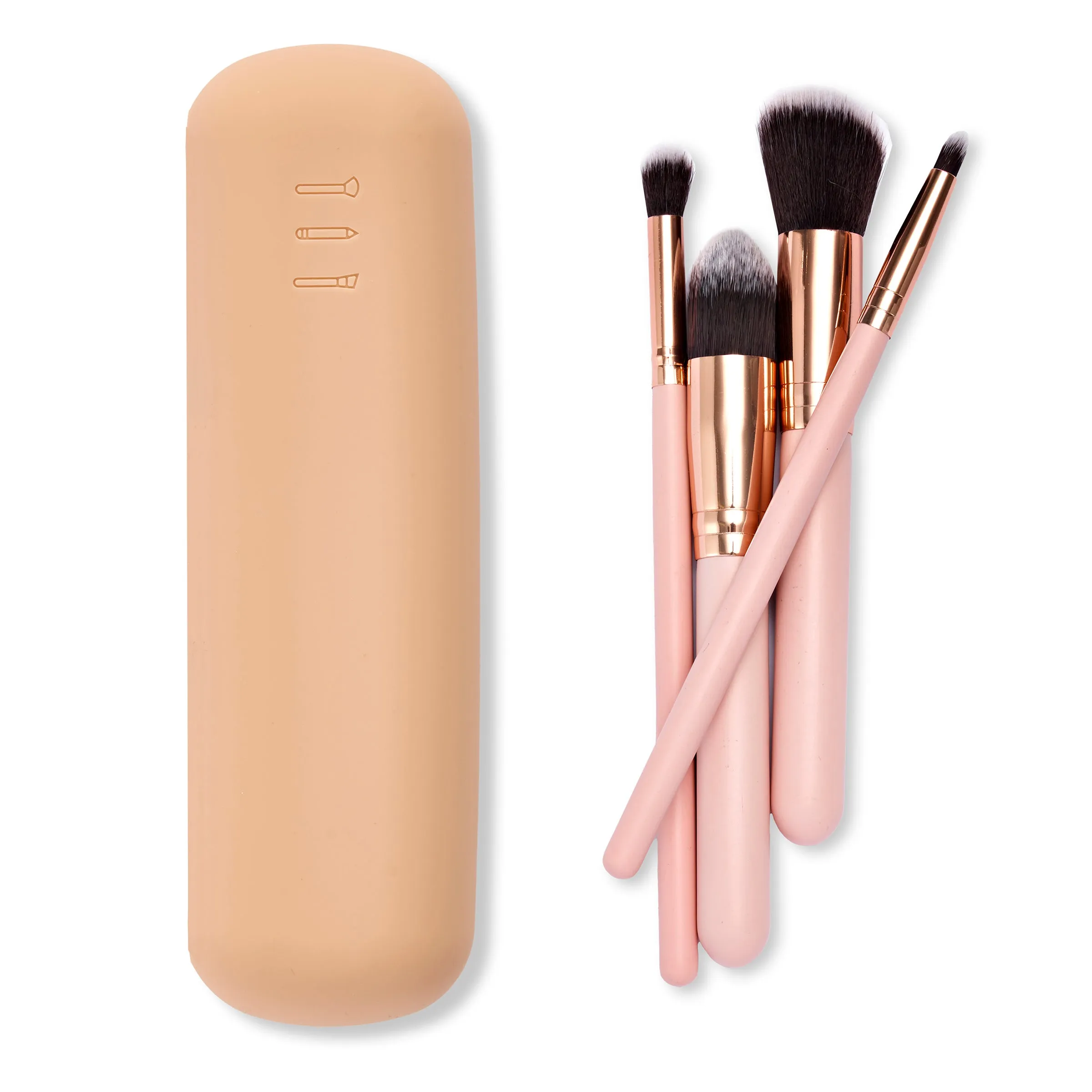 Travel Cosmetic Makeup Brush Holder (2Pack)