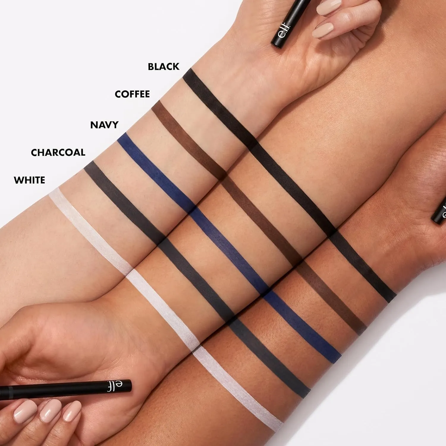 Ultimate Waterproof Retractable Eyeliner - Creamy & Intense Black - Vegan & Cruelty-Free - 0.006 Oz