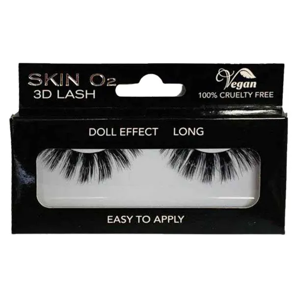 Vegan 3D Doll Effect Lashes - Long