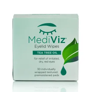 WHOLESALE MediViz Tea Tree Eyelid Wipes
