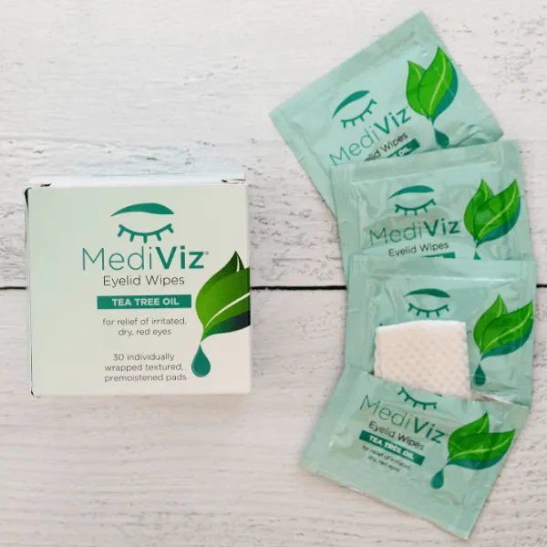 WHOLESALE MediViz Tea Tree Eyelid Wipes