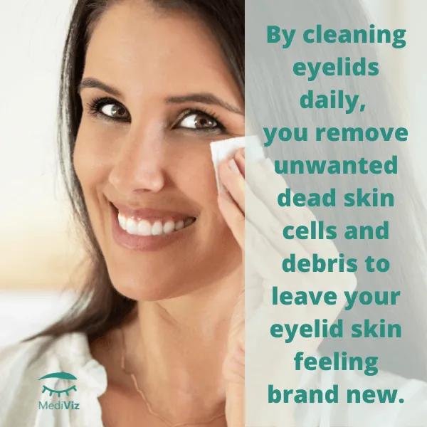 WHOLESALE MediViz Tea Tree Eyelid Wipes