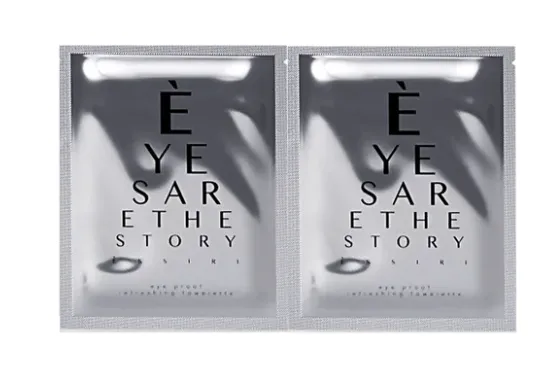 **Wholesale** ÈYES ARE THE STORY™ | Eye Proof Refreshing Towelettes - (5 bags containing 20 towelettes each)